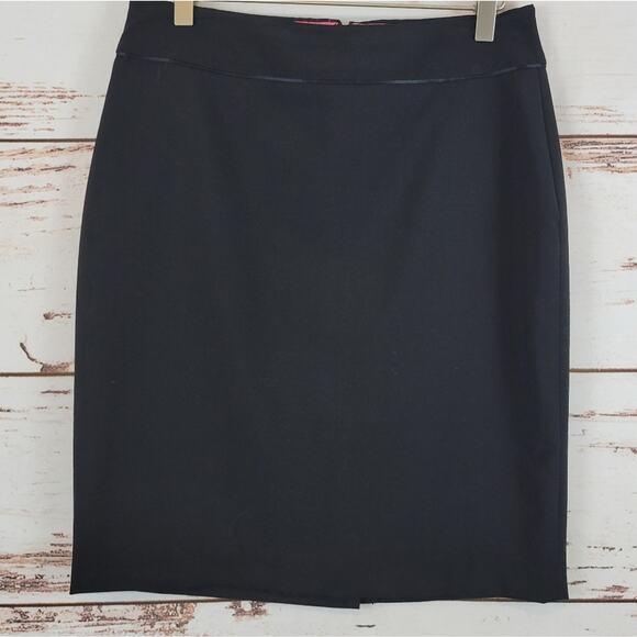 Vineyard Vines pencil skirt black wool blend size 4 - Picture 1 of 5